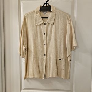 Silk woven shirt